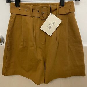 LoveBonito Camel Shorts
